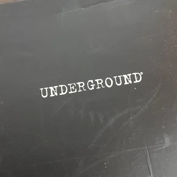 Underground England Chelsea Boots - Black Leather UK Size 6