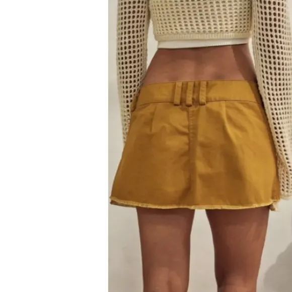 Urban Outfitters BDG Sydney Low Rise Tomboy Denim Skirt L Clueless Preppy