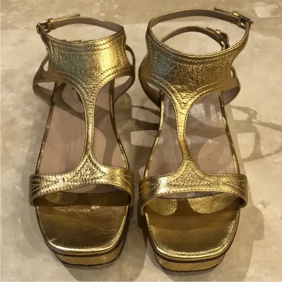 Valentino Gold Sandals