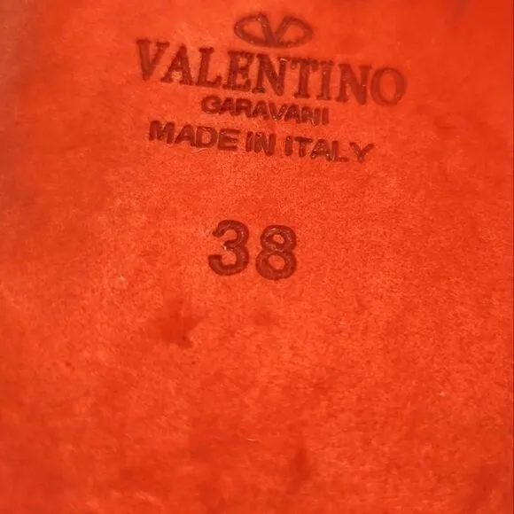 Valentino Limited Edition Collection Rainbow Canvas Espadrilles Size 38