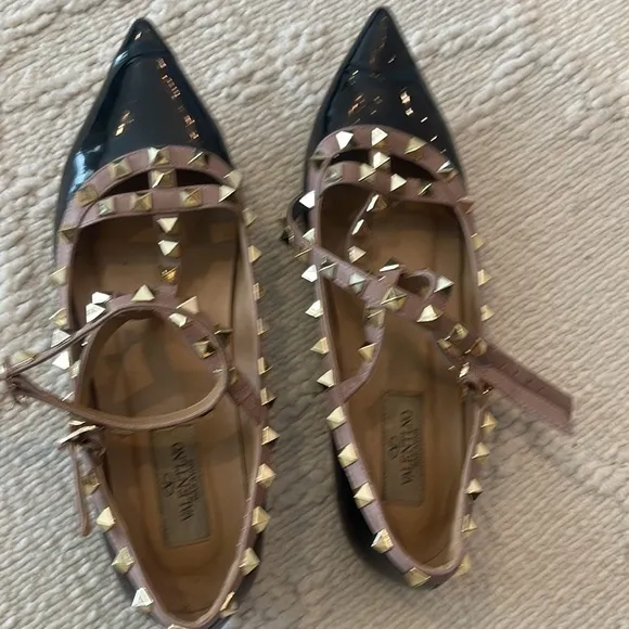 Valentino patent leather flats