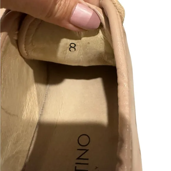 Valentino Women's Baby Pink Platform Sneakers- Size 8