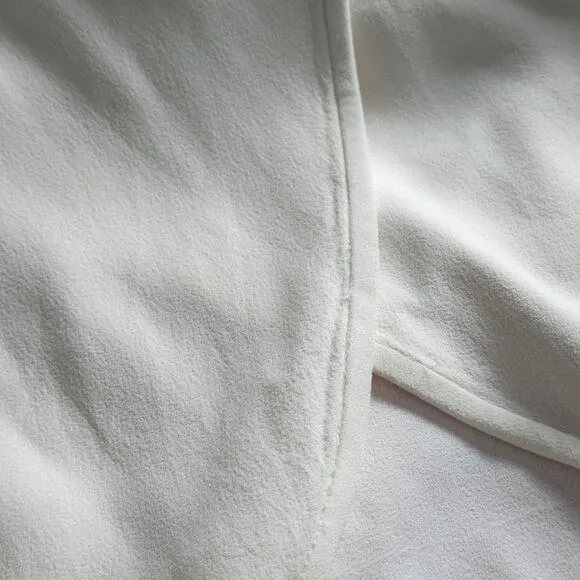 Valentino Women’s Vintage Maxi Skirt White Cotton Lined Back Zip Size S Waist 30