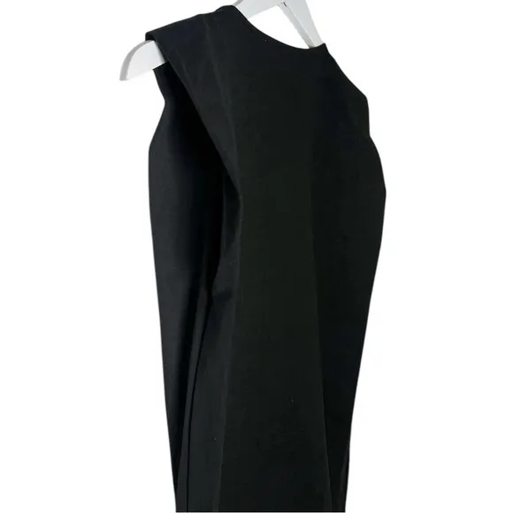 Vanessa Bruno Apollonia Dress Black Organic‎ Cotton Sleeveless Size Small