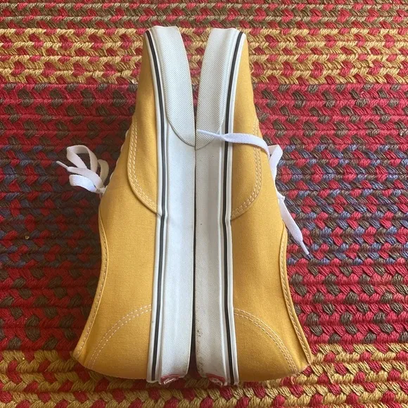 Vans Authentic Flax Yellow/True White Sneakers Low-Top Shoes 2022 Size 11