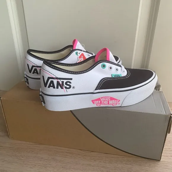Vans Authentic Platform Sneakers Pink/White - SZ M 4.5 - W 6
