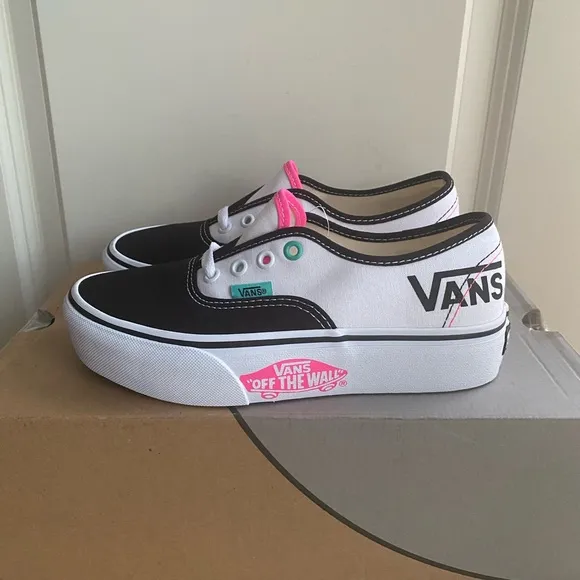 Vans Authentic Platform Sneakers Pink/White - SZ M 4.5 - W 6