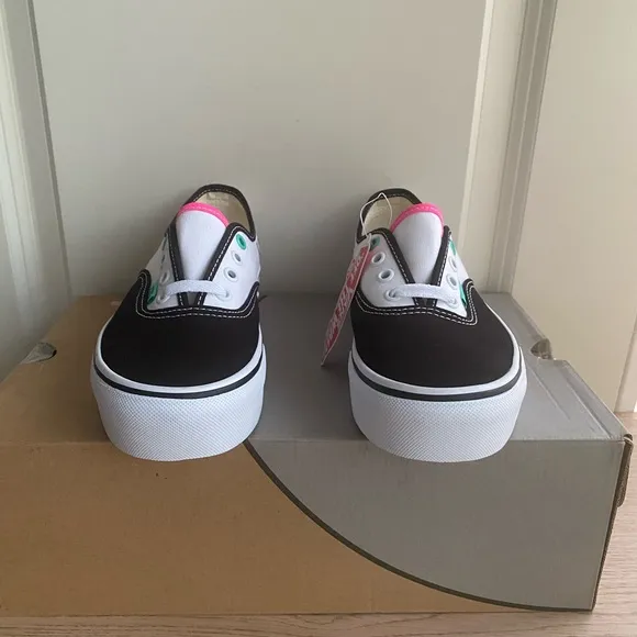 Vans Authentic Platform Sneakers Pink/White - SZ M 4.5 - W 6