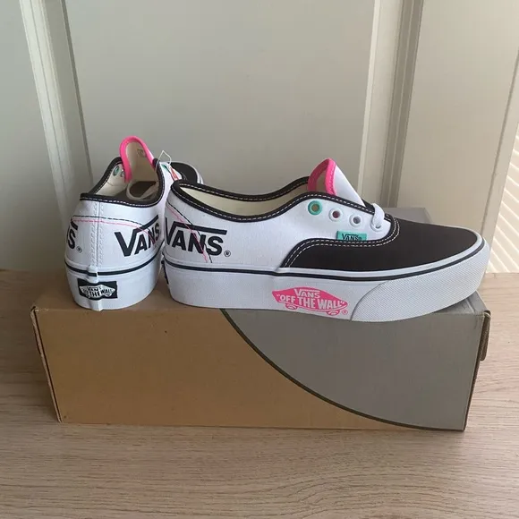 Vans Authentic Platform Sneakers Pink/White - SZ M 4.5 - W 6
