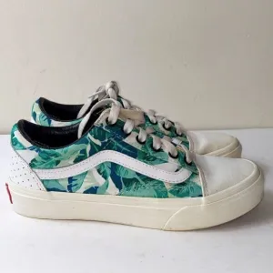 Vans Custom Palm Leaves Low Top Sneakers Sz 6