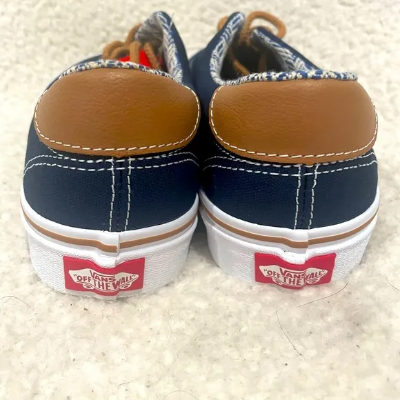 Vans Era 59 Unisex‎ Low-Top Sneakers,- Navy/Chevron denim.  M-7.0. W-8.5
