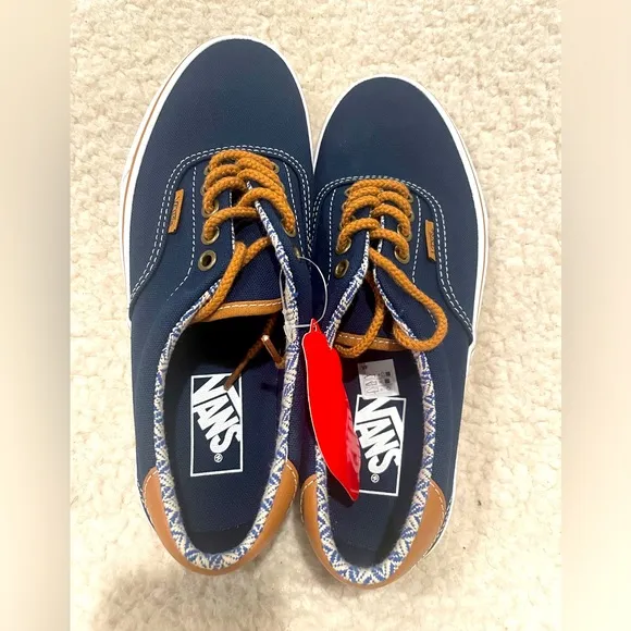 Vans Era 59 Unisex‎ Low-Top Sneakers,- Navy/Chevron denim.  M-7.0. W-8.5