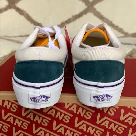 VANS ERA PLATFORM MINI CORD MULTI/TRUE WHITE WMNS