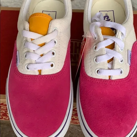 VANS ERA PLATFORM MINI CORD MULTI/TRUE WHITE WMNS