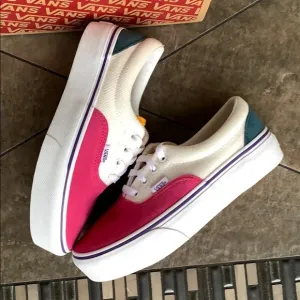 VANS ERA PLATFORM MINI CORD MULTI/TRUE WHITE WMNS