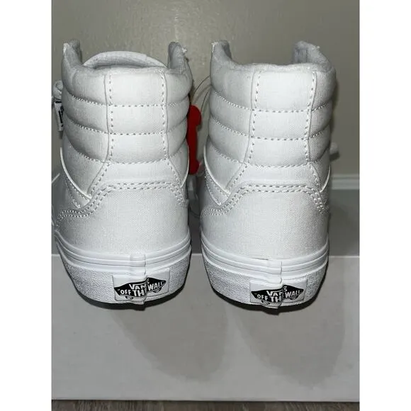 Vans Filmore Sneakers Hi Tapere White Canvas Platform Women's Size 5 NEW