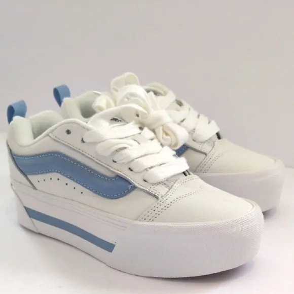 Vans Knu Stack Smarten Up White Platforms