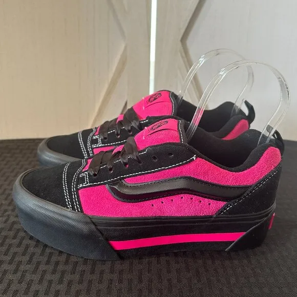 Vans Knu Stack Vintage Satin Platform Sneakers