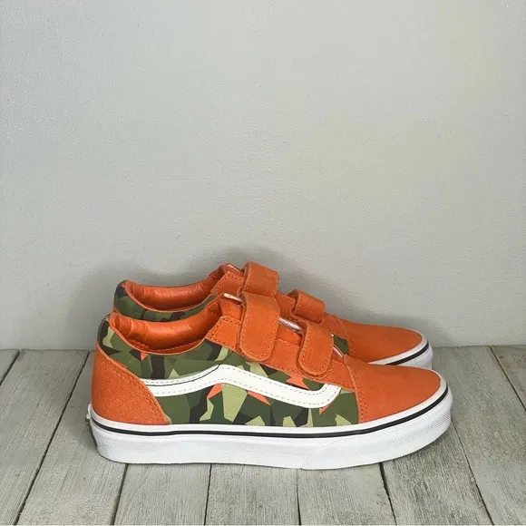 VANS “Old School V” Geo Camo Low-Top Sneakers