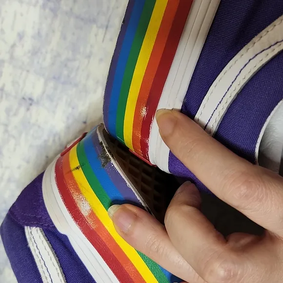 Vans Old Skool Rainbow Platform Sneakers