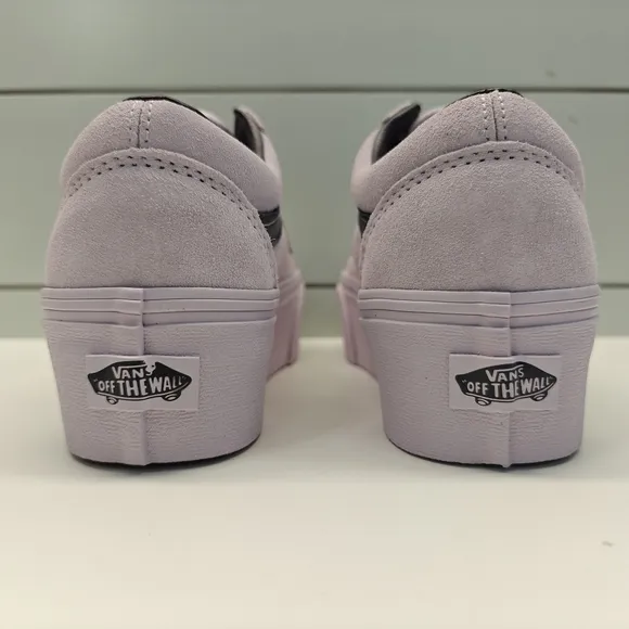 Vans Old Skool Stackform Suede Lavender Platform Gentle Sneakers size Men's 6