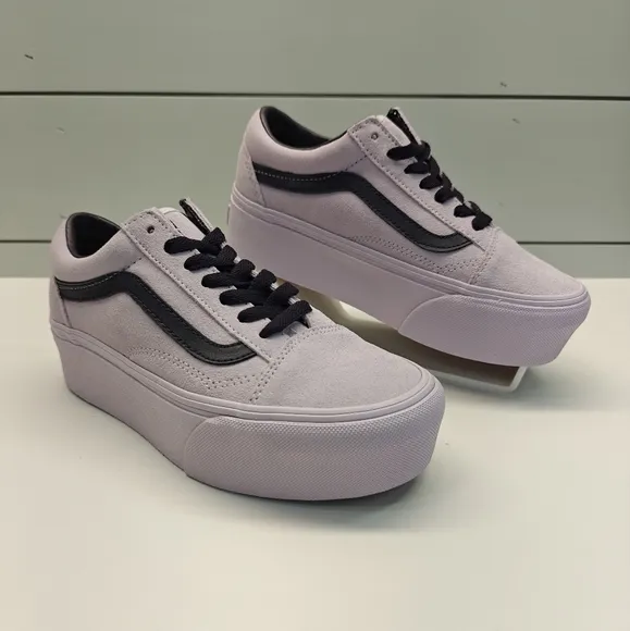 Vans Old Skool Stackform Suede Lavender Platform Gentle Sneakers size Men's 6