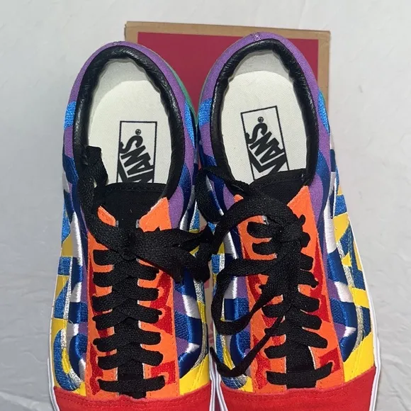 Vans Old Skool Statement Multicolor rainbow low top unisex sneakers