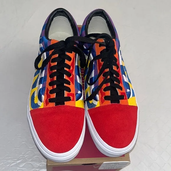 Vans Old Skool Statement Multicolor rainbow low top unisex sneakers