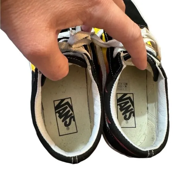 Vans Old Skool Flame Low Top Sneakers - Size 7