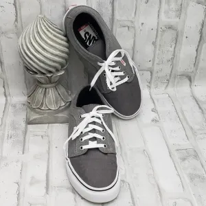 Vans Pro Ultracush Gray Low Top Lace Up Skateboarding Sneakers, Men's 6.5