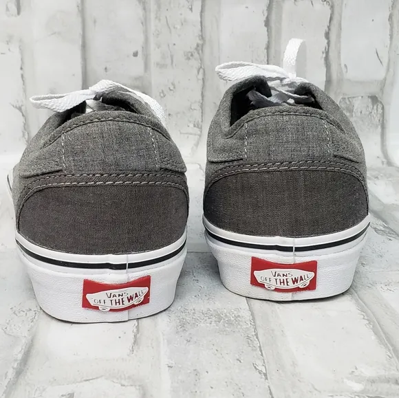 Vans Pro Ultracush Gray Low Top Lace Up Skateboarding Sneakers, Men's 6.5