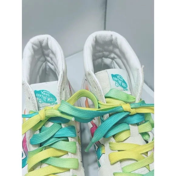 Vans Sk8-Hi Spring Fade White Platform 2.0’s