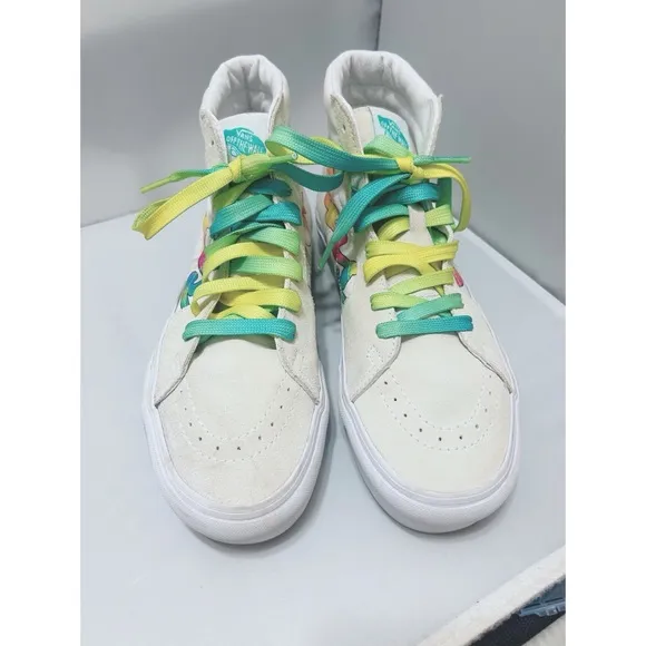 Vans Sk8-Hi Spring Fade White Platform 2.0’s