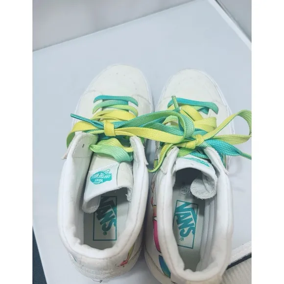 Vans Sk8-Hi Spring Fade White Platform 2.0’s