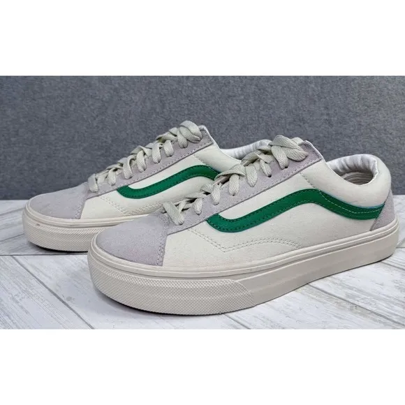 Vans Style 36 Marshmallow Jolly Green Sneakers Men 9 Women 10.5 Low-Top Shoes‎