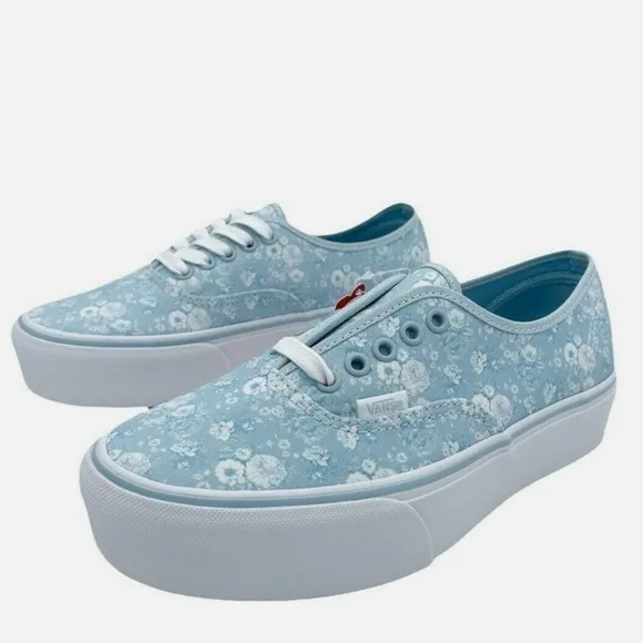 VANS TONAL FLORAL AUTHENTIC UNISEX PLATFORM