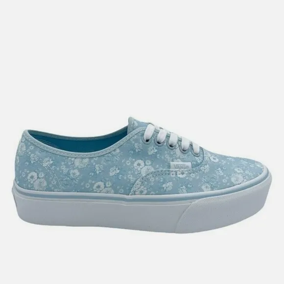 VANS TONAL FLORAL AUTHENTIC UNISEX PLATFORM
