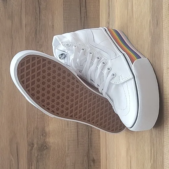 Vans Women's White High-Top Sneakers
