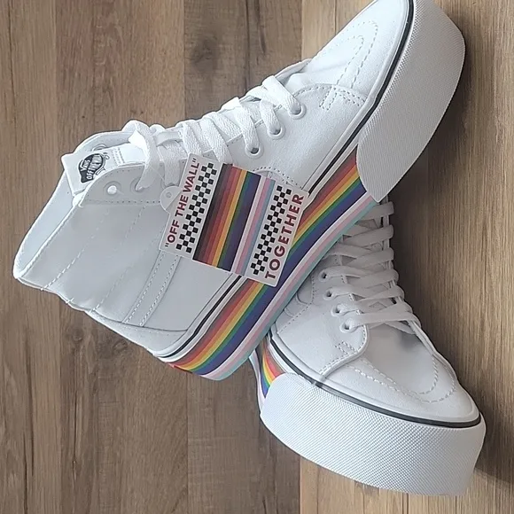 Vans Women's White High-Top Sneakers