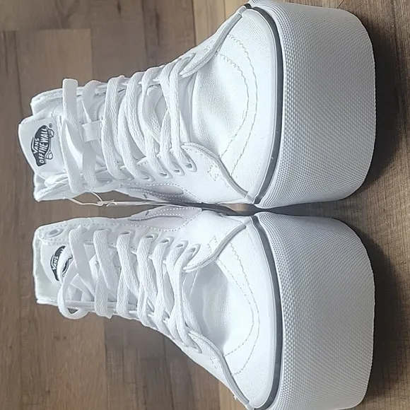Vans Women's White High-Top Sneakers
