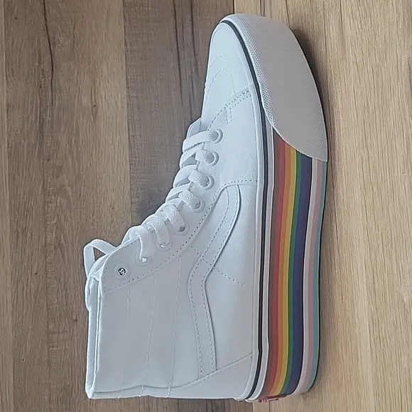 Vans Women's White High-Top Sneakers