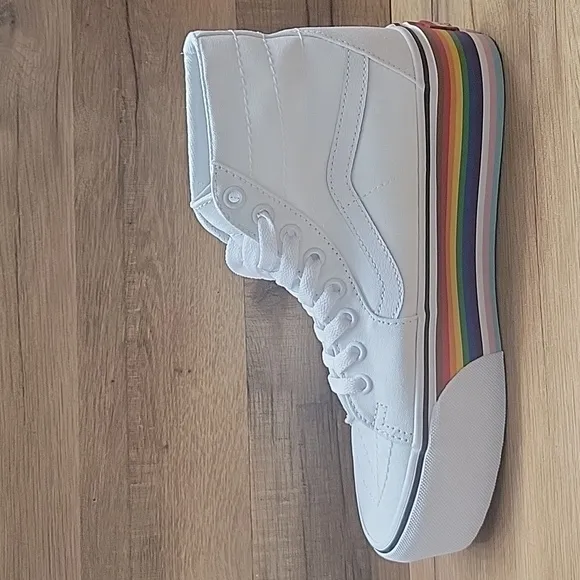 Vans Women's White High-Top Sneakers
