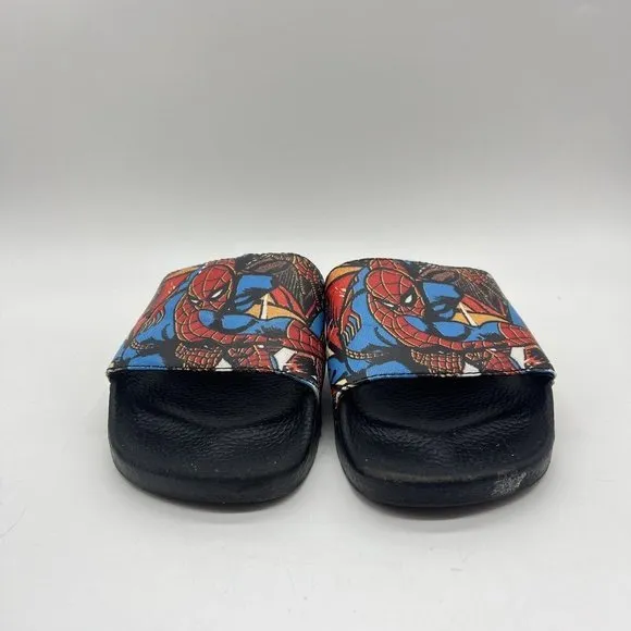 VANS x Marvel Spider-Man Sandals‎ Size 8 Men’s Used No Box Slip On Slides