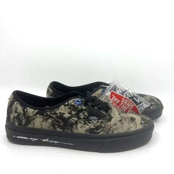 Vans X HuaTunan Year of the Tiger Sneakers Black Beige Low Top  New UNI M 7.5 W9
