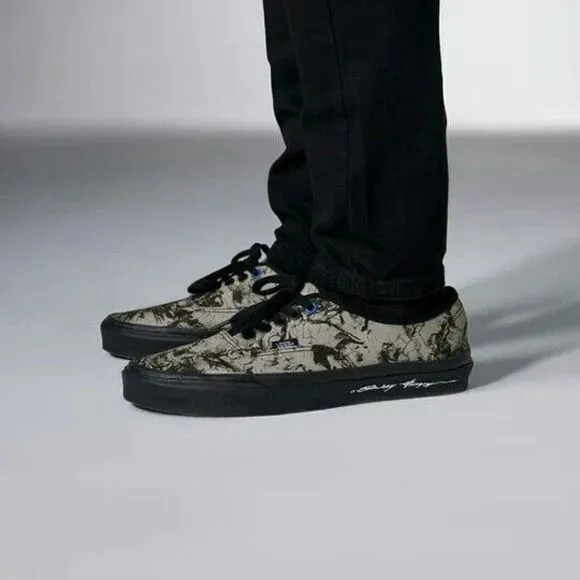 Vans X HuaTunan Year of the Tiger Sneakers Black Beige Low Top  New UNI M 7.5 W9