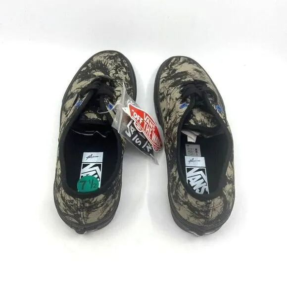 Vans X HuaTunan Year of the Tiger Sneakers Black Beige Low Top  New UNI M 7.5 W9