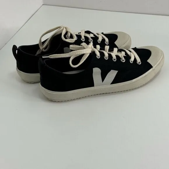 Veja Mens Sneakers Wata Canvas Low Top Black US 8