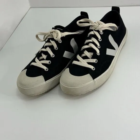 Veja Mens Sneakers Wata Canvas Low Top Black US 8