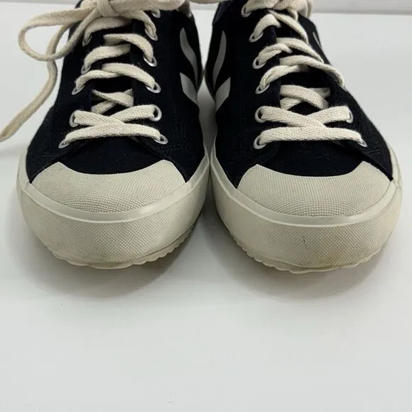 Veja Mens Sneakers Wata Canvas Low Top Black US 8