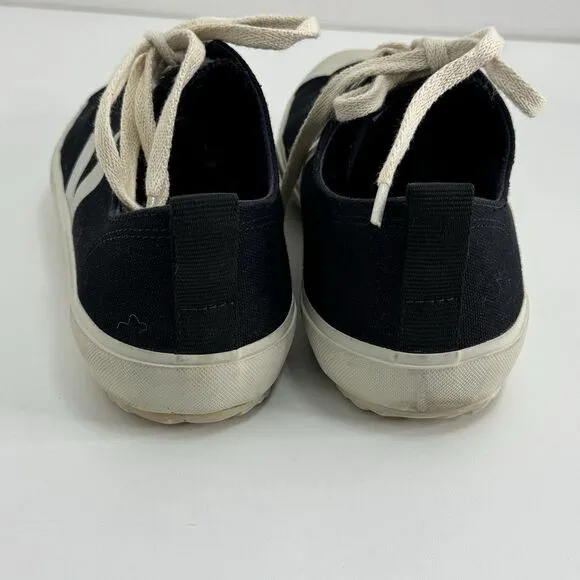 Veja Mens Sneakers Wata Canvas Low Top Black US 8